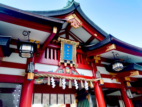 日枝神社　赤坂　猿